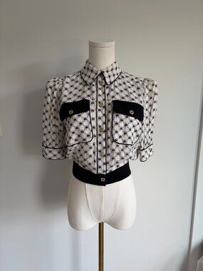 Elisabetta Franchi - Shirt with Short Sleeves